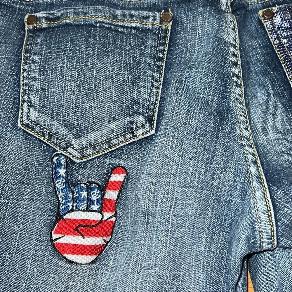 Rocawear Skinny Embellished Pockets Jeans 9 - Picture 9 of 9